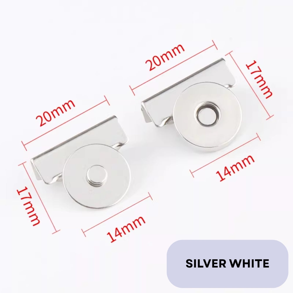 No-Sew Magnetic Snap Buckle for Handmade Bags