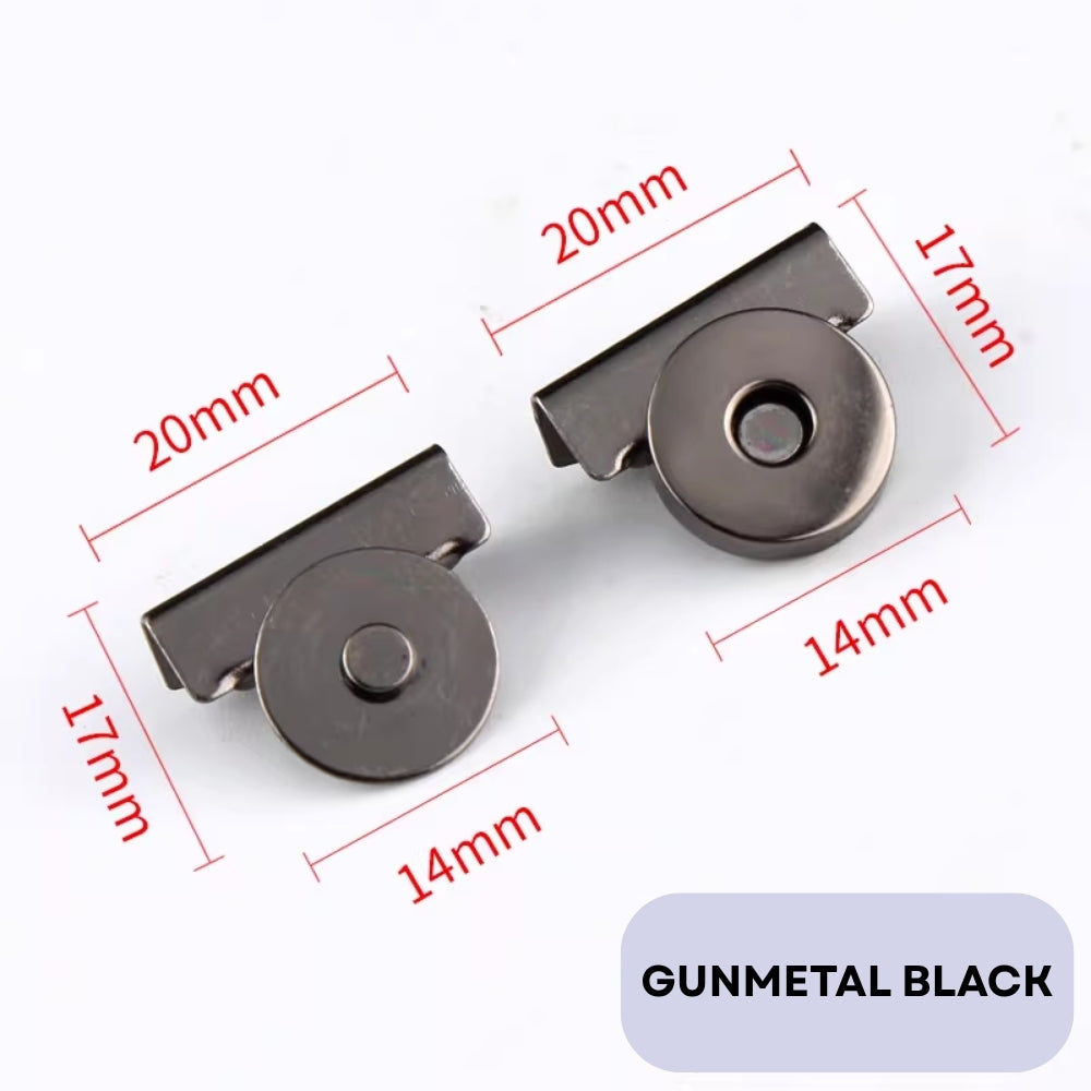 No-Sew Magnetic Snap Buckle for Handmade Bags